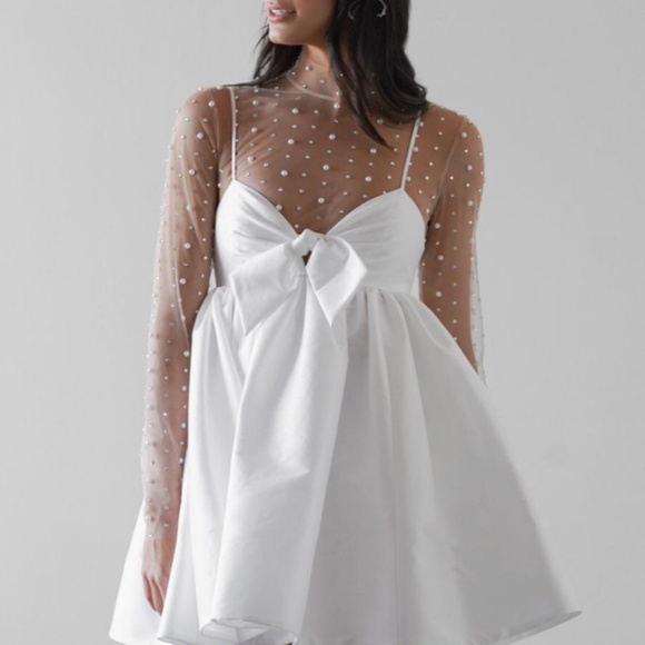 By Watters 'Rosehip' Beaded Body Suit in Nude (NWT) - Picture 11 of 11